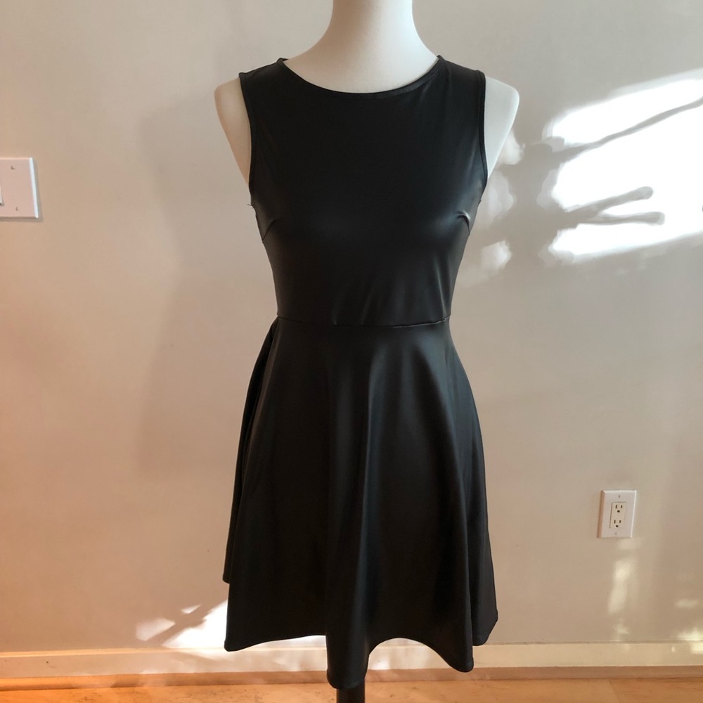 Faux Leather dress